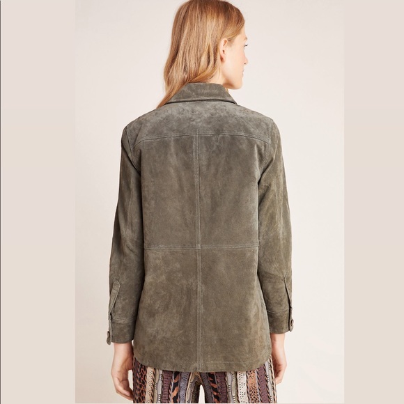 **SOLD** Anthropologie Suede Jacket - Picture 3 of 9